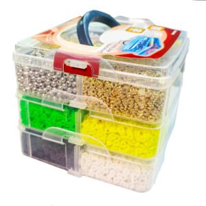 6mm clay beads bracelet kit with beautiful 3 layers gift box